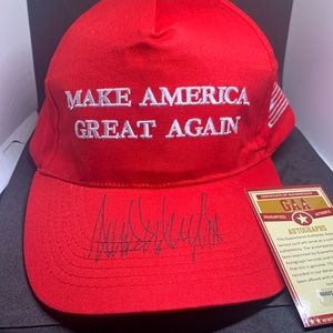 President Donald Trump make America great again hat MAGA